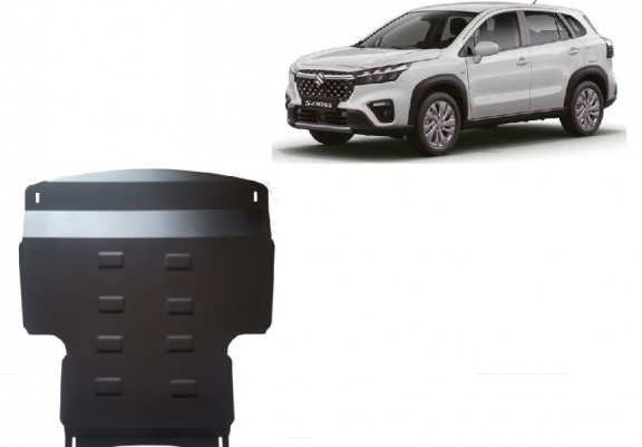 Unterfahrschutz für Motor und Getriebe aus Stahl für  Suzuki S-Cross