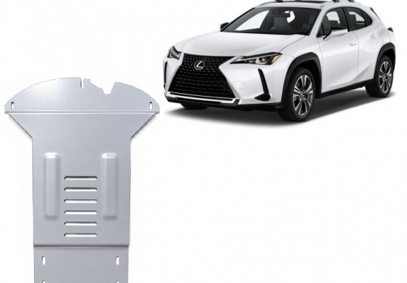 Aluminium-Katalysatorschutz / Kat-Schloss für Lexus UX