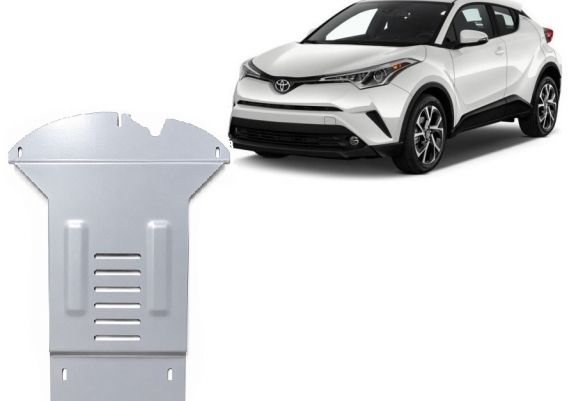 Aluminium-Katalysatorschutz / Kat-Schloss für Toyota C-HR