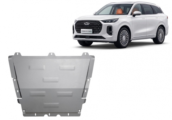 Aluminium Unterfahrschutz für Motor der Marke Chery Tiggo 9