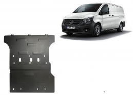 Unterfahrschutz für Motor und Getriebe aus Stahl für Mercedes Vito W447 - 4X2 