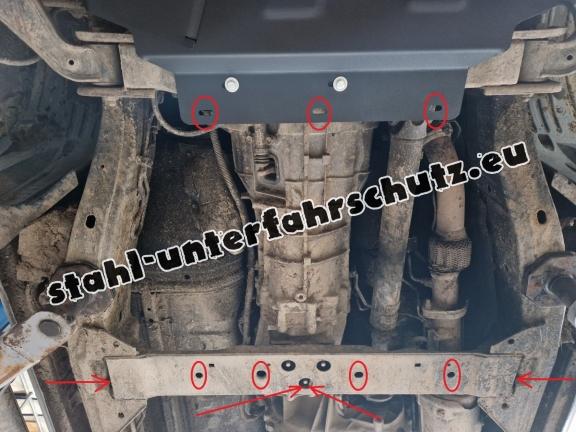 Unterfahrschutz für Getriebe  aus  Nissan Navara D40