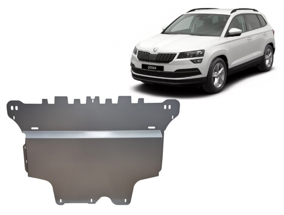 Aluminium Unterfahrschutz für Motor der Marke Skoda Karoq