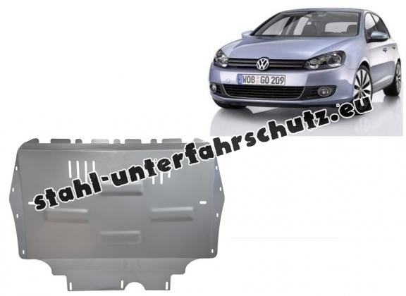 Aluminium Unterfahrschutz für Motor und Getriebe für den VW Golf 6