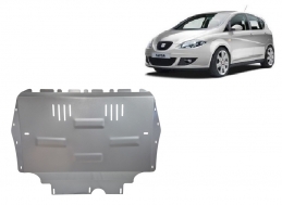 Aluminium Unterfahrschutz für Motor und Getriebe aus Stahl für den Seat Altea