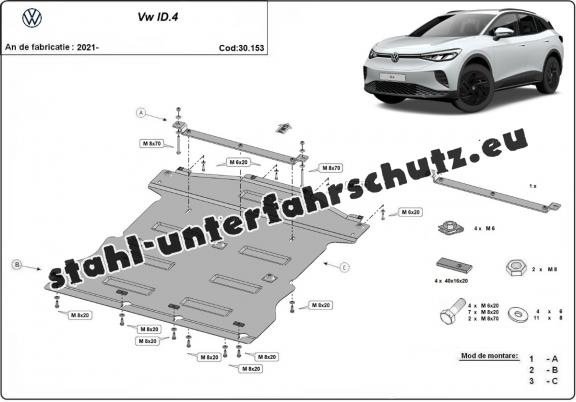 Unterfahrschutz für Motor der Marke Volkswagen ID 4