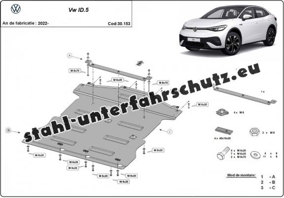 Unterfahrschutz für Motor der Marke Volkswagen ID 5