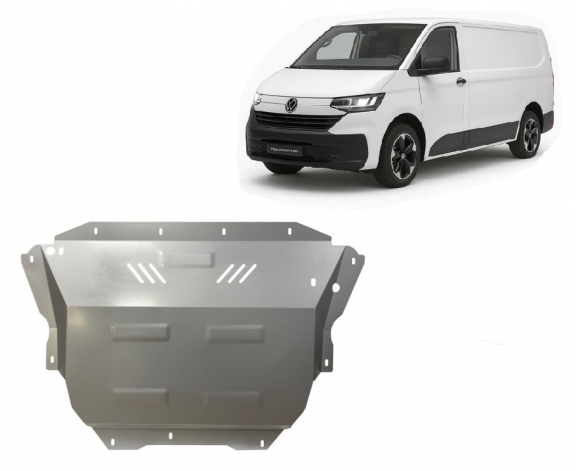 Unterfahrschutz aus verzinktem Stahl für Motor der Marke Volkswagen Transporter T7