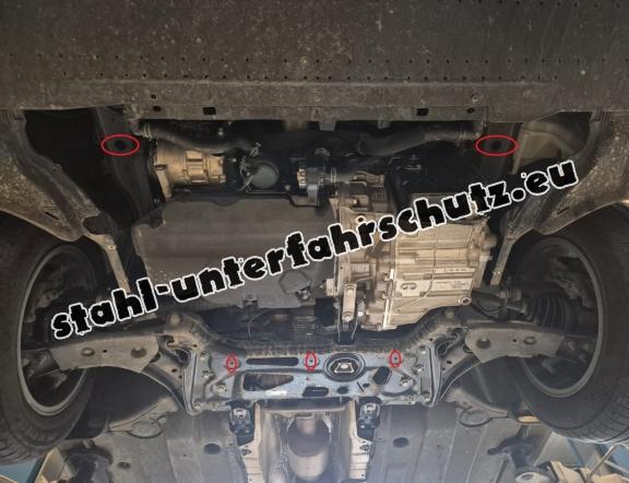 Aluminium Unterfahrschutz für Motor der Marke Ford Transit Connect
