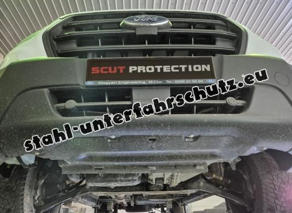 Aluminium Unterfahrschutz für Motor und Getriebe für den Ford Transit Custom - FWD