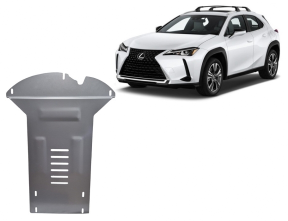 Aluminium-Katalysatorschutz / Kat-Schloss für Lexus UX