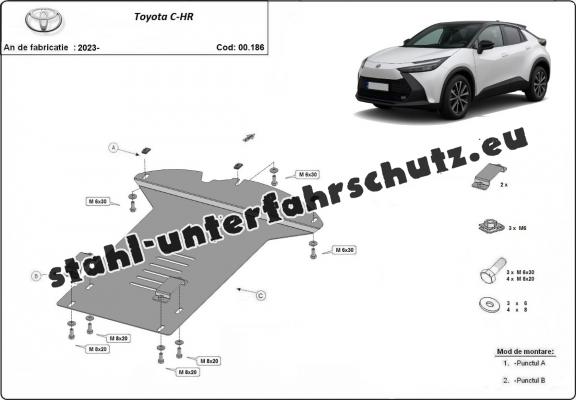 Unterfahrschutz für Katalysator/cat lock der Marke Toyota C-HR