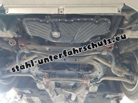 Unterfahrschutz für Motor der Marke Audi A8