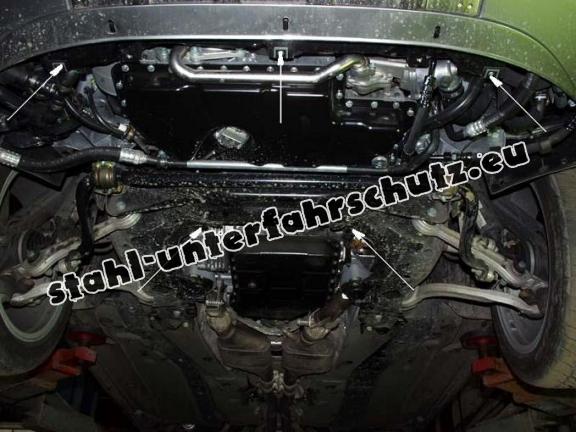 Unterfahrschutz für Motor der Marke Audi Allroad A6