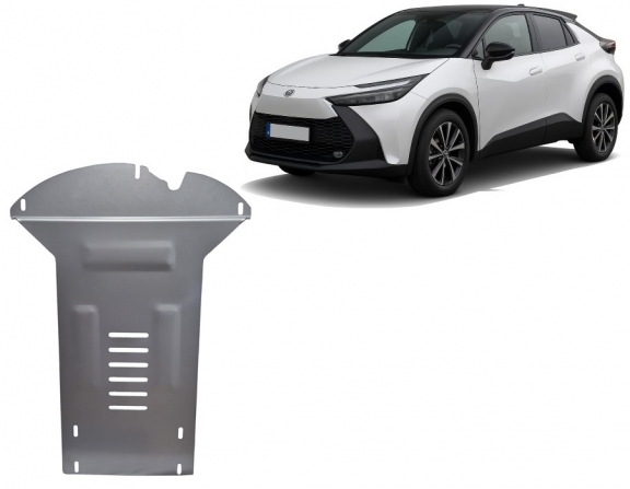 Aluminium-Katalysatorschutz / Kat-Schloss für Toyota C-HR
