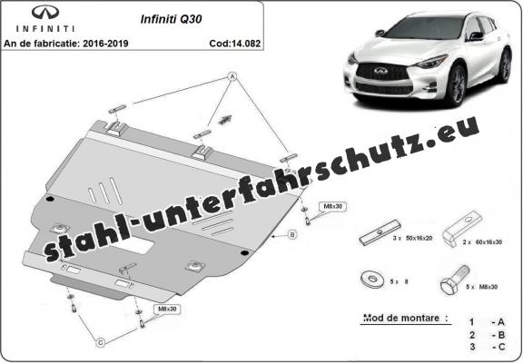 Unterfahrschutz für Motor der Marke Infiniti Q30