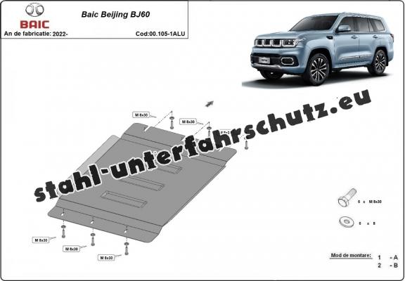 Aluminium Getriebe Schutz für Baic Beijing BJ60