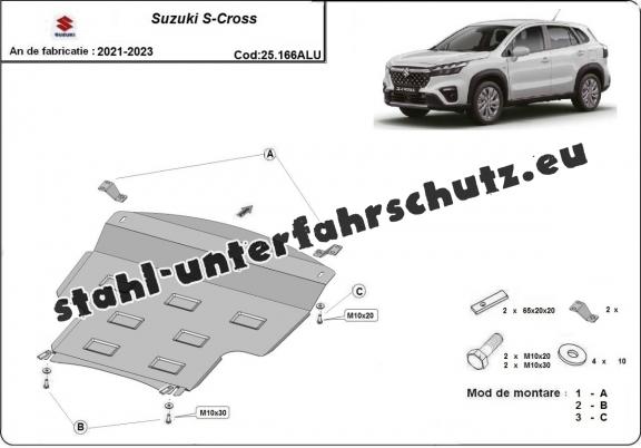 Aluminium Unterfahrschutz für Motor der Marke Suzuki S-Cross