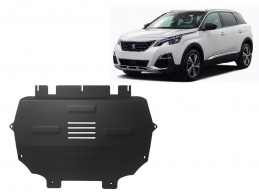 Unterfahrschutz für Motor und Getriebe aus Stahl für  Peugeot 5008