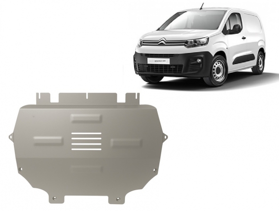 Aluminium  Unterfahrschutz Citroen Berlingo 