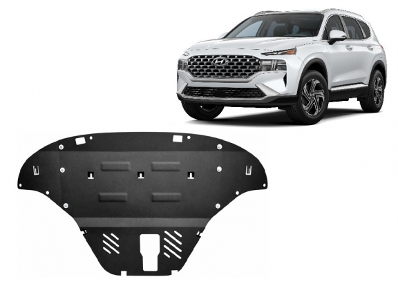 Unterfahrschutz für Motor der Marke Hyundai Santa Fe