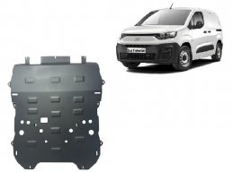 Unterfahrschutz für Motor und Getriebe aus Stahl für  Fiat Doblo