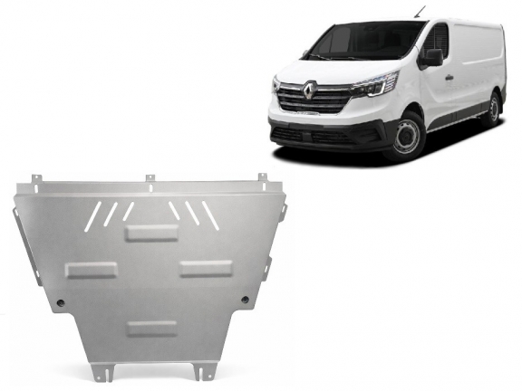 Aluminium  Unterfahrschutz Renault Trafic 
