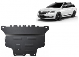 Unterfahrschutz für Motor und Getriebe aus Stahl für  Skoda Octavia 3 - Automatikgetriebe