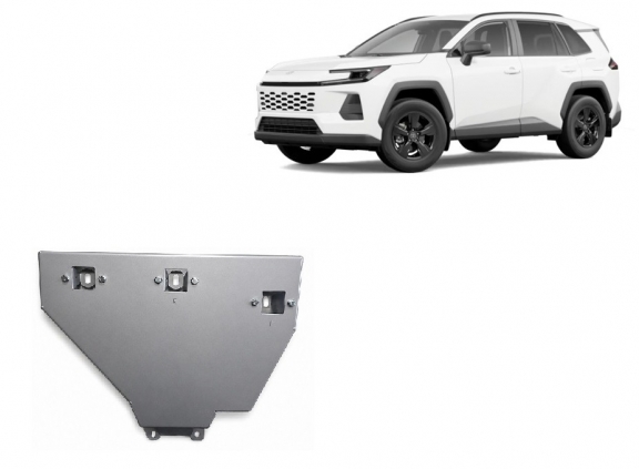 Aluminium Differentialschutz für Toyota Rav4