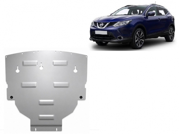 Aluminium  Unterfahrschutz Nissan Qashqai J11 