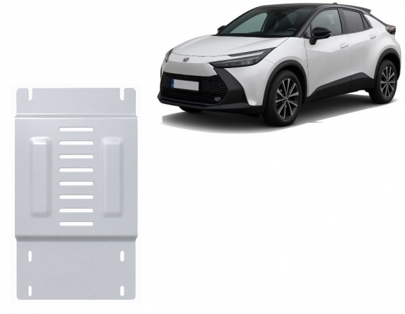 Aluminium-Katalysatorschutz / Kat-Schloss für Toyota C-HR