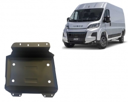 Stahlschutz für Treibstofftank der Marke Iveco eSuperJolly