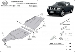 Unterfahrschutz für Getriebe  aus  Nissan Navara D40