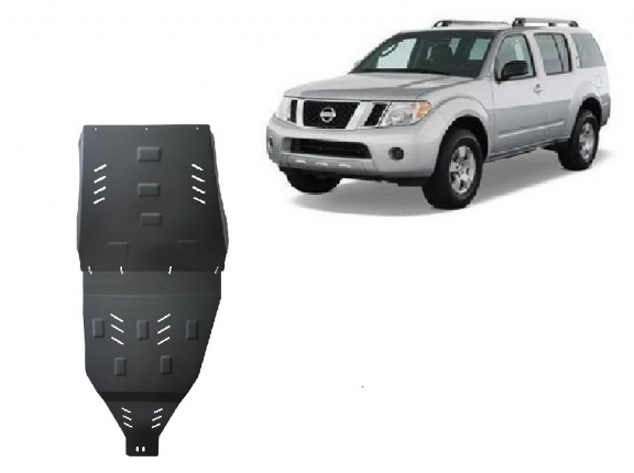 Unterfahrschutz für Getriebe und Differential aus  Nissan Pathfinder