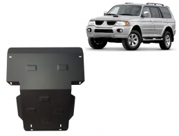 Unterfahrschutz für Motor und  kühler aus Stahl für  Mitsubishi Pajero Sport 1
