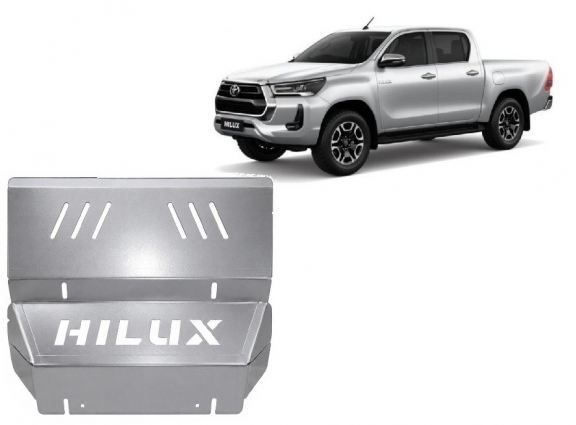 Kühlerschutz für unten aus Aluminium für Toyota Hilux Invincible