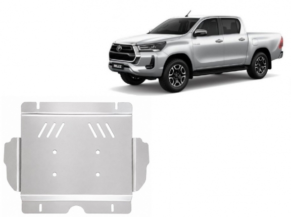 Aluminium Unterfahrschutz für Motor der Marke Toyota Hilux Invincible