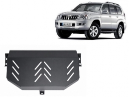 Stahlschutz für Treibstofftank der Marke Toyota Land Cruiser J120 - nur für 3 türer modell 