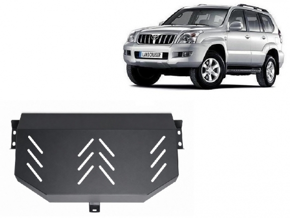 Stahlschutz für Treibstofftank der Marke Toyota Land Cruiser J120 - nur für 3 türer modell 