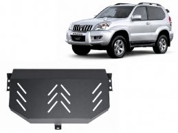 Stahlschutz für Treibstofftank der Marke Toyota Land Cruiser J120 - nur für 3 türer modell 