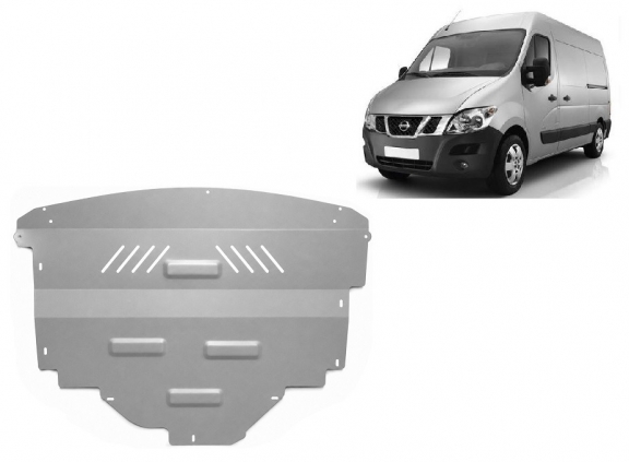 Aluminium  Unterfahrschutz Nissan Interstar 