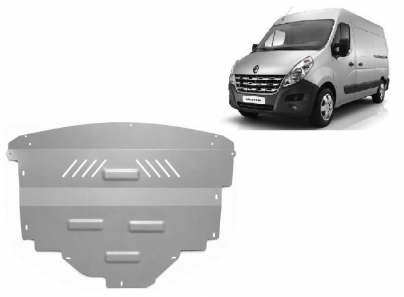 Aluminium  Unterfahrschutz Renault Master 