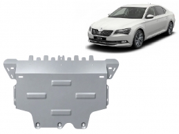 Aluminium Unterfahrschutz für Motor der Marke Skoda Superb III