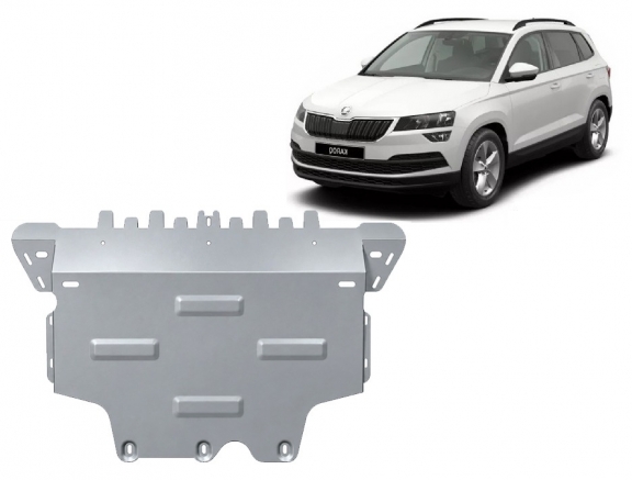 Aluminium Unterfahrschutz für Motor der Marke Skoda Karoq
