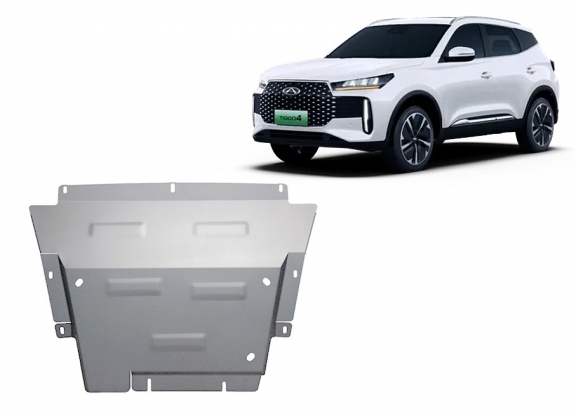 Aluminium Unterfahrschutz für Motor der Marke Chery Tiggo 4