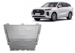 Aluminium Unterfahrschutz für Motor der Marke Chery Tiggo 9