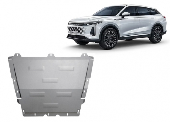 Aluminium Unterfahrschutz für Motor der Marke Omoda 9