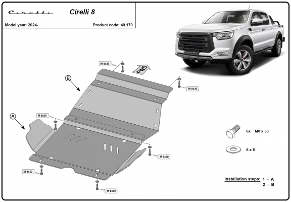 Unterfahrschutz für Motor der Marke Cirelli 8