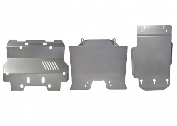 Unterfahrschutz für Motor der Marke Toyota Land Cruiser - Aktionspaket Aluminium