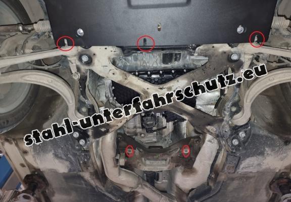 Stahl Getriebe Schutz für  Audi A4 B9 All Road